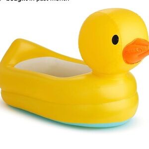 🍀2/$10 Munchkin Duck Inflatable Baby Bath - NIB